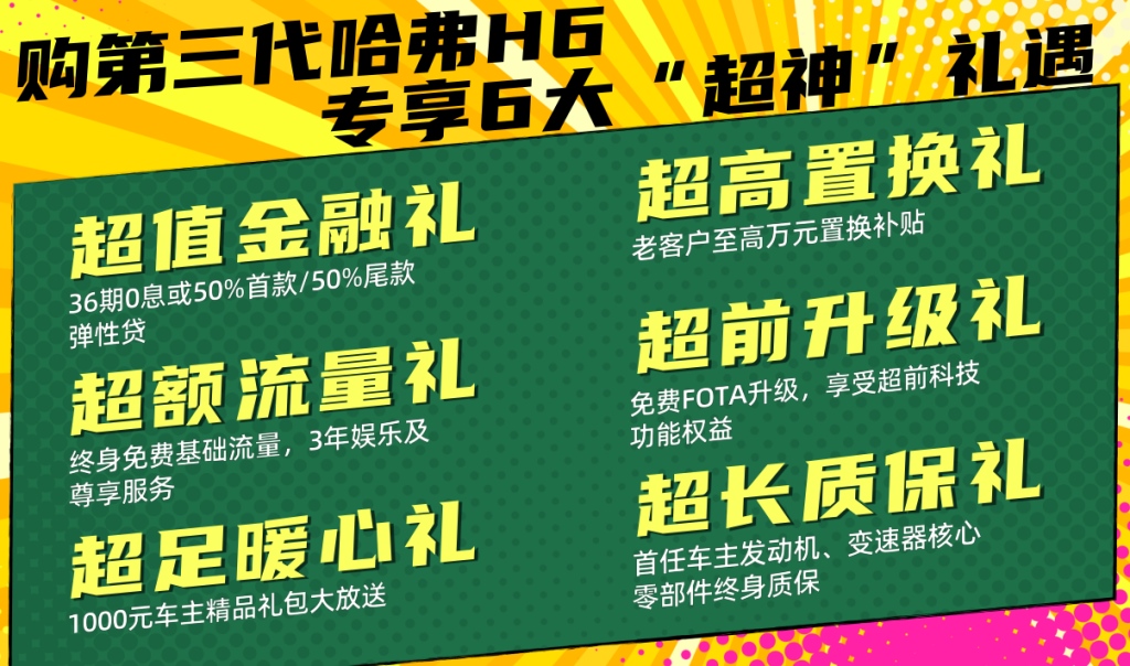 生而巅峰 撼世而来 第三代哈弗H6正式上市
