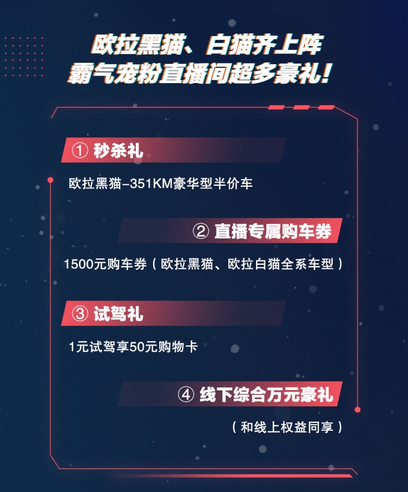 欧拉双猫登陆“喵星情报局”汪涵直播间狂撒福利