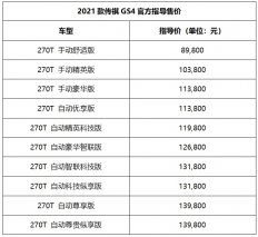 重竖强悍 2021款GS4上市