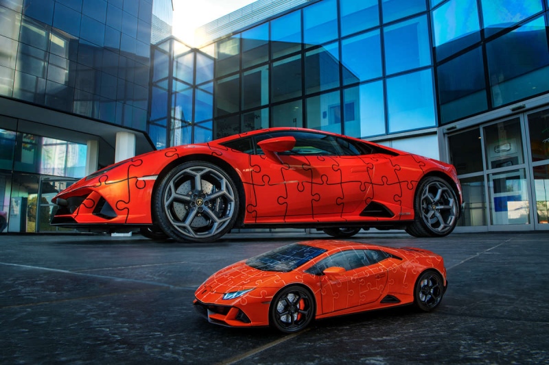 兰博基尼Huracán EVO：用3D拼图打造超级跑车