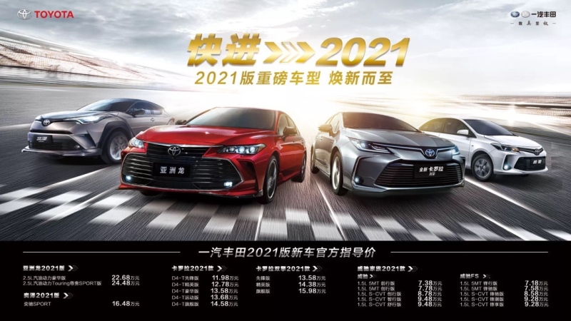 TNGA赋能 一汽丰田正为用户带来更好的汽车