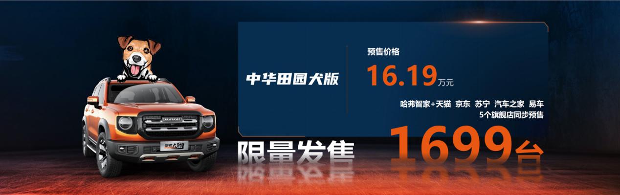 16.19万,带2把锁的城市SUV!哈弗大狗2.0T“中华田园犬”预售开启