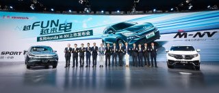 质趣纯电动车M-NV领衔 东风Honda全系车型亮相广州车展