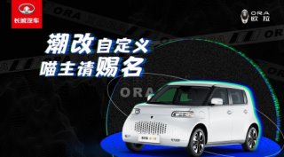 先锋领潮，百变由你 欧拉白猫潮改征名进行时！