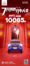 牛7冲天开门红  哈弗F7月销持续破万 1月销量达10085辆