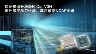 瑞萨电子推出升级版R-Car V3H 提升深度学习性能