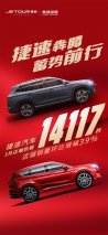 14117辆，同比增长172%！奇瑞捷途3月店端销量发布