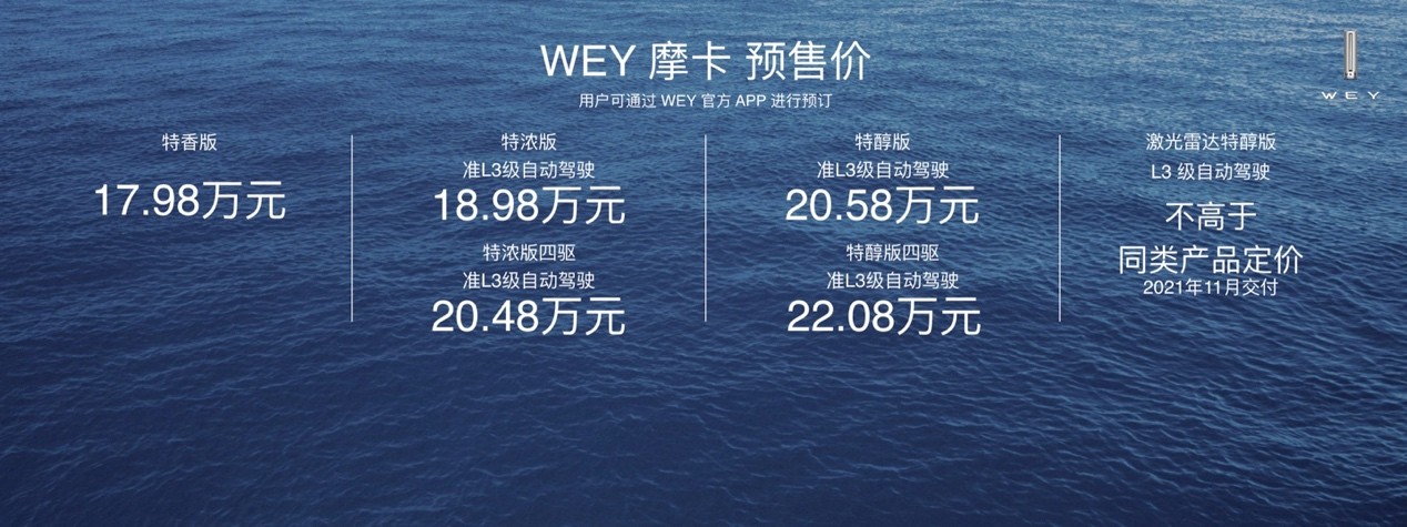 预售17.98万元起 单小时破千台销量印证“摩卡真香”定律