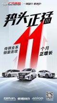 广汽传祺5月销量成绩单出炉，全系销量连续11个月正增长