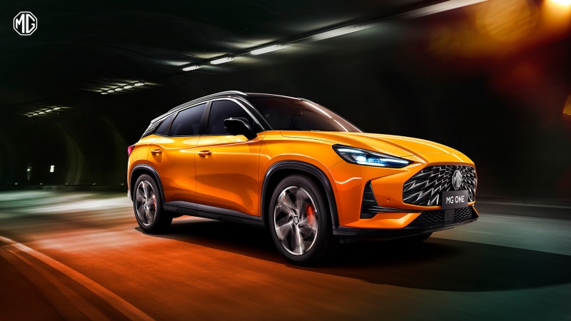 首次采用一体两面双车策略 智潮科技SUV——MG ONE整车图曝光