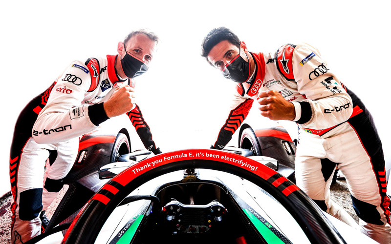 “电动激情不已”：奥迪厂队以14场胜利告别Formula E
