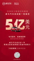 威马汽车控股有限公司预计将获得超3亿美元D1轮融资，电讯盈科、信德集团领投