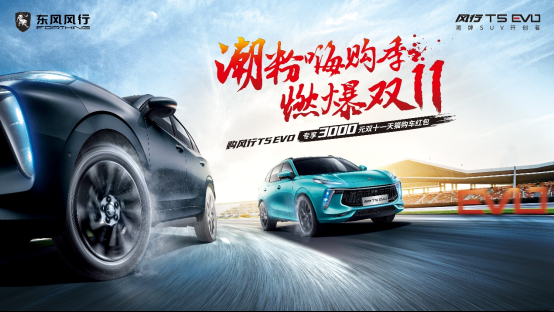 至高优惠13000元 双11东风风行携壕气红包强势来袭！