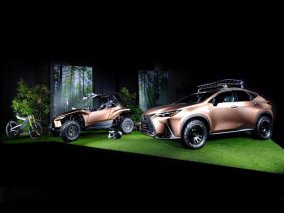 雷克萨斯NX OFFROAD插电式混动概念车与配备氢燃料发动机的ROV概念车于东京改装车展首发