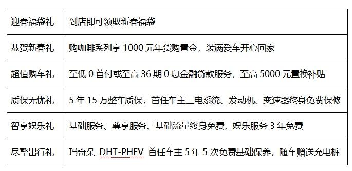 年轻人的靠谱年货 玛奇朵DHT & DHT-PHEV六重礼让你元宵节嗨Go出行