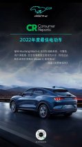 福特Mustang Mach-E力压特斯拉Model 3 荣膺《消费者报告》最佳电动车型奖
