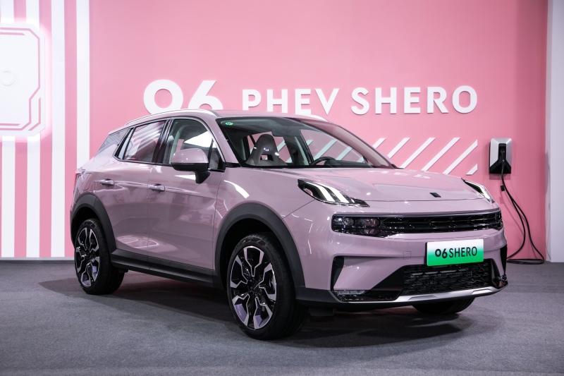 领克06 PHEV Shero粉色特别版上市,售价为16.88万元