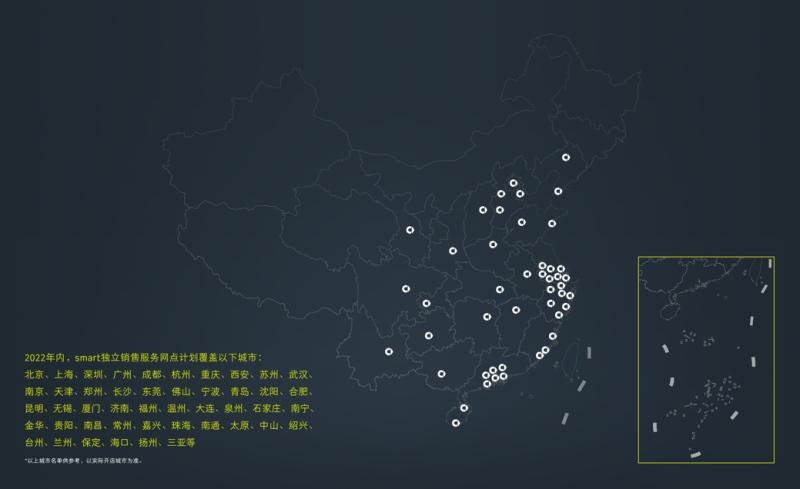 smart品牌D2C直销代理商业网络在华快速成型