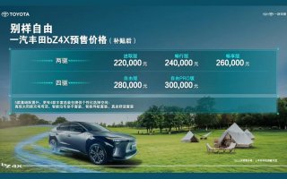 别样自由・一汽丰田bZ系列首款纯电SUV bZ4X开启预售