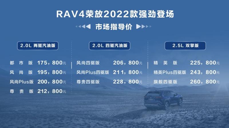 硬核实力再进阶,RAV4荣放2022款全面解析