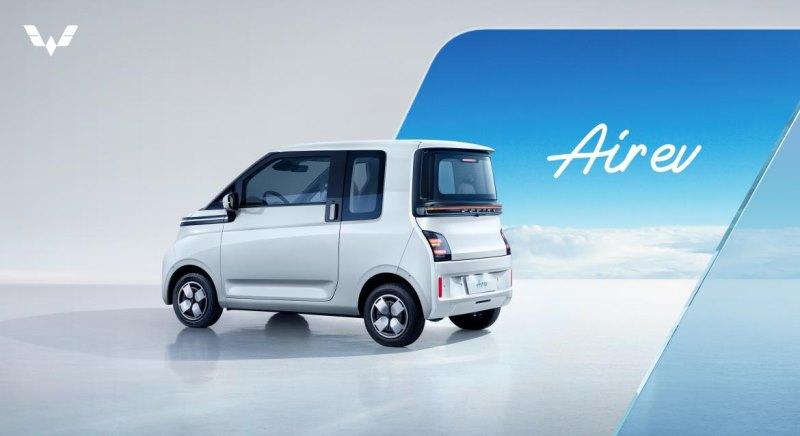 五菱Air ev全球首秀，极简风外观设计曝光！