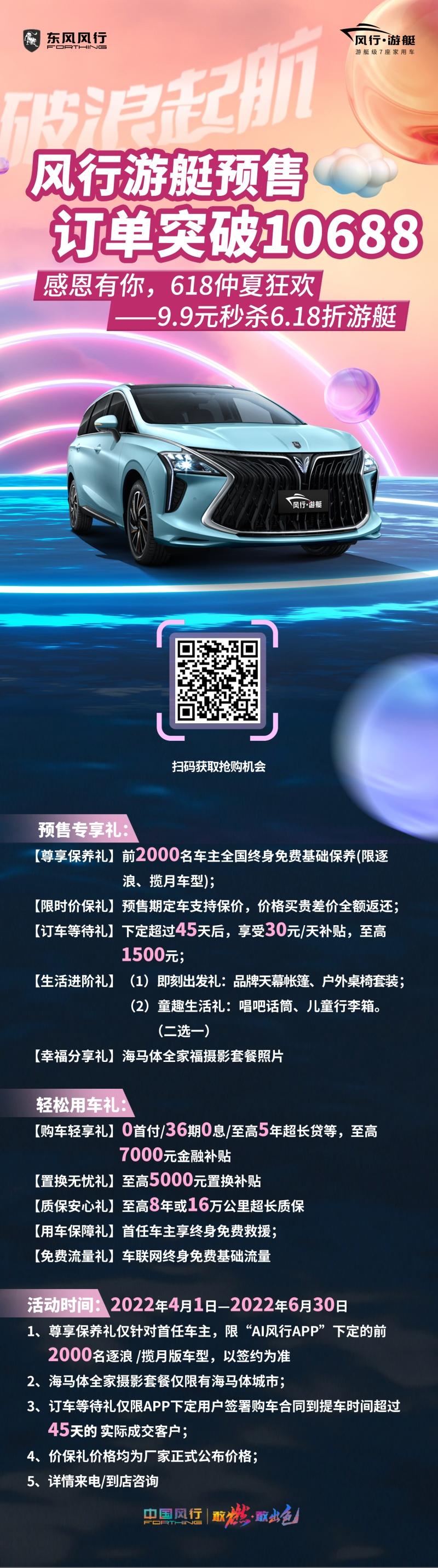 风行游艇预售过万“爆款”属性持续发力
