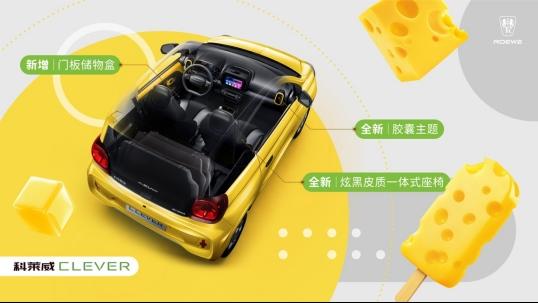 坐进科莱威CLEVER 311km元气啵啵版里喝奶茶，绝配这个盛夏