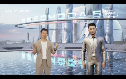 新世代潮跑SUV欧萌达AI虚拟直播: 覆盖210W+人次