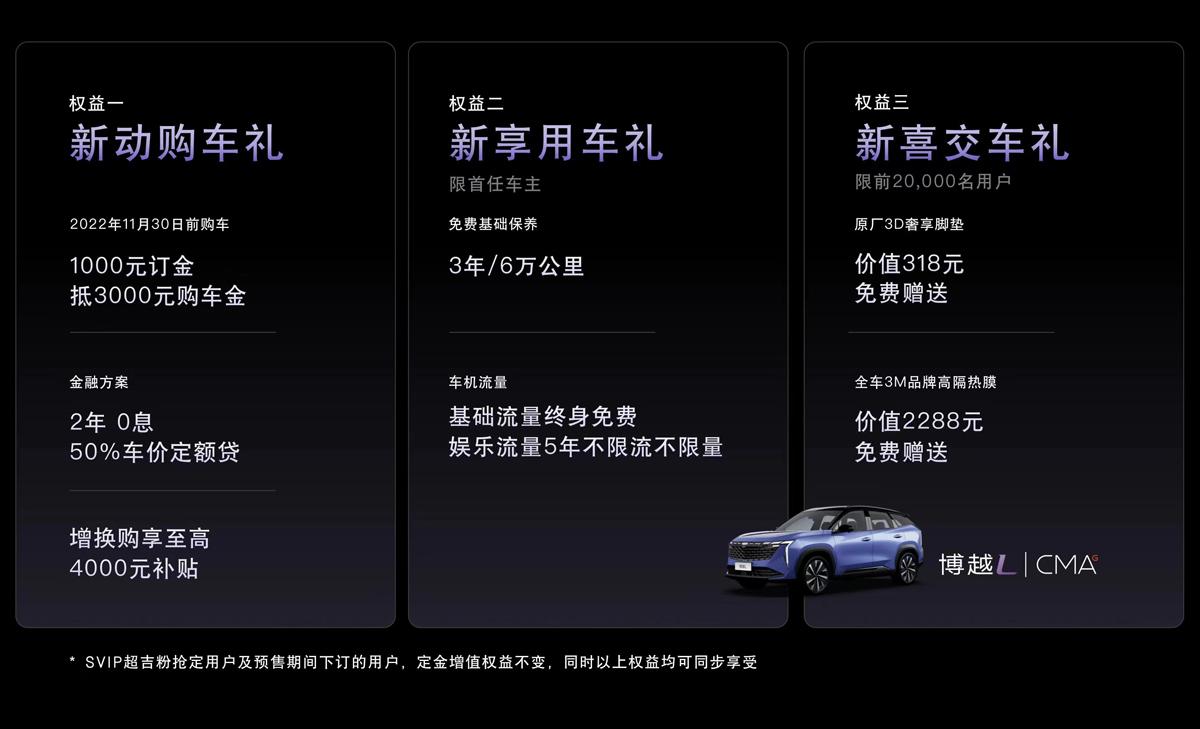 12.57万起售!三种动力、六款配置 吉利博越L全国联动上市发布