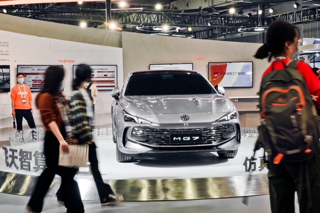 以极致体验诠释高品质出行,MG7亮相2022云栖大会