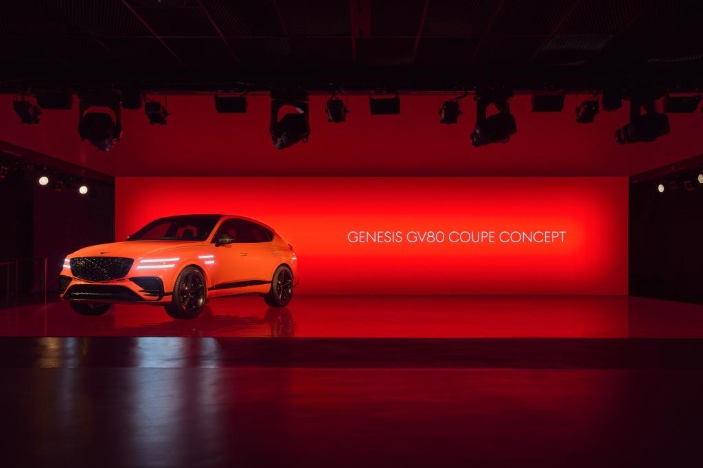 强化感性内涵,捷尼赛思GV80 Coupe概念车全球首秀,揭示品牌进军性能领域