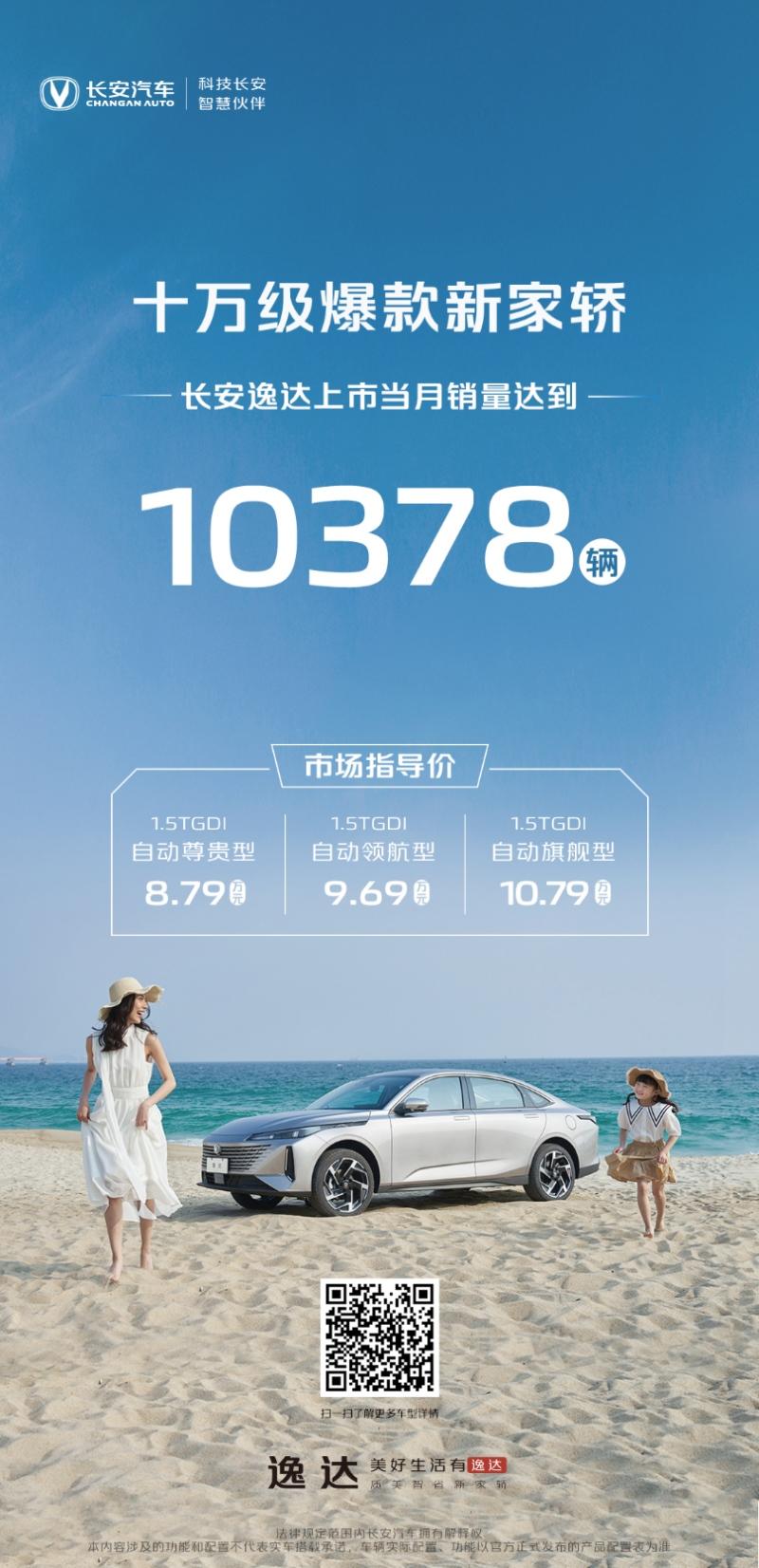 上市即热销,长安逸达月销破万,但我并不意外