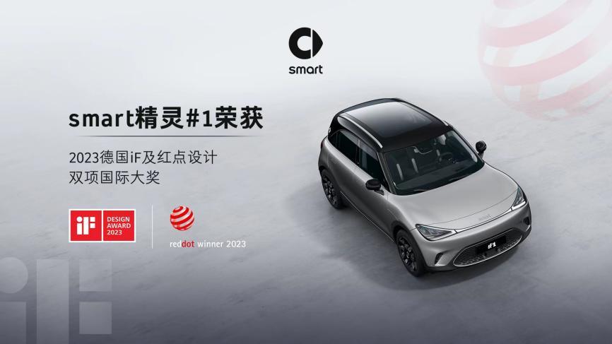 smart精灵#1荣获2023德国iF及红点设计双项国际大奖