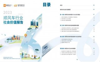2023国民顺风日 嘀嗒出行发布《2023顺风车行业社会价值报告》