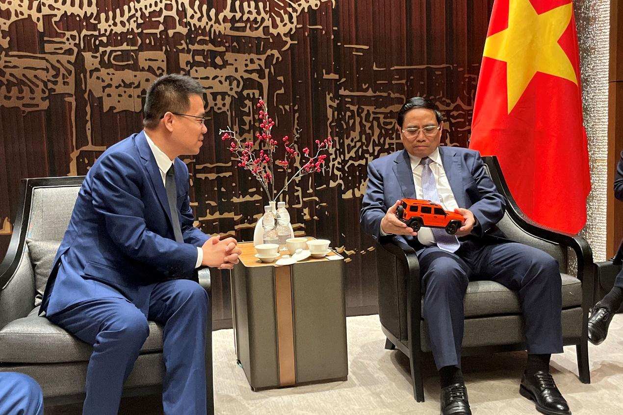 越南总理在京会见长城汽车代表 共谋越南汽车产业发展
