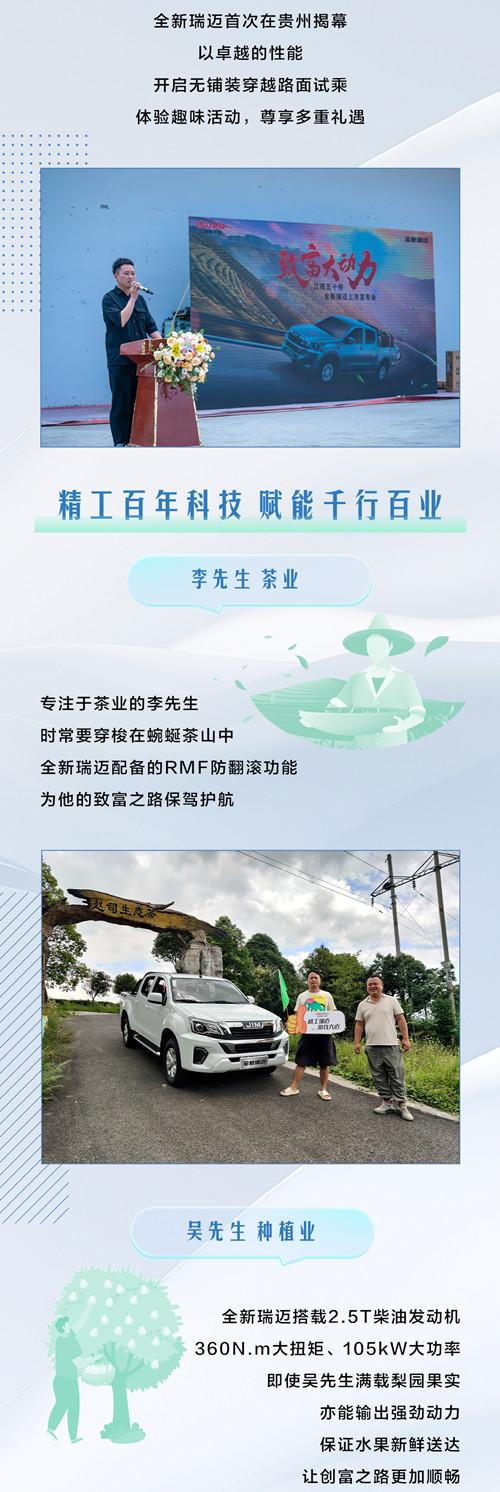 助力千行百业 全新瑞迈贵州站交车火热进行