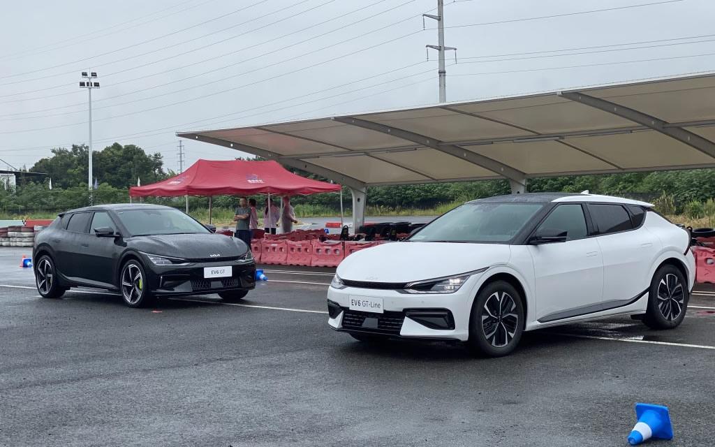 赛道试驾起亚EV6 GT,风驰电掣的感觉真刺激,不愧是纯电性能王者