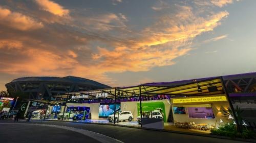 携手新程 星徽耀彩————北京奔驰助力2023中国网球公开赛盛大启幕