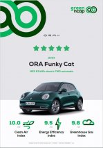 “中国全球车”再获殊荣 欧拉好猫以最高分获得Green NCAP“五星评级”