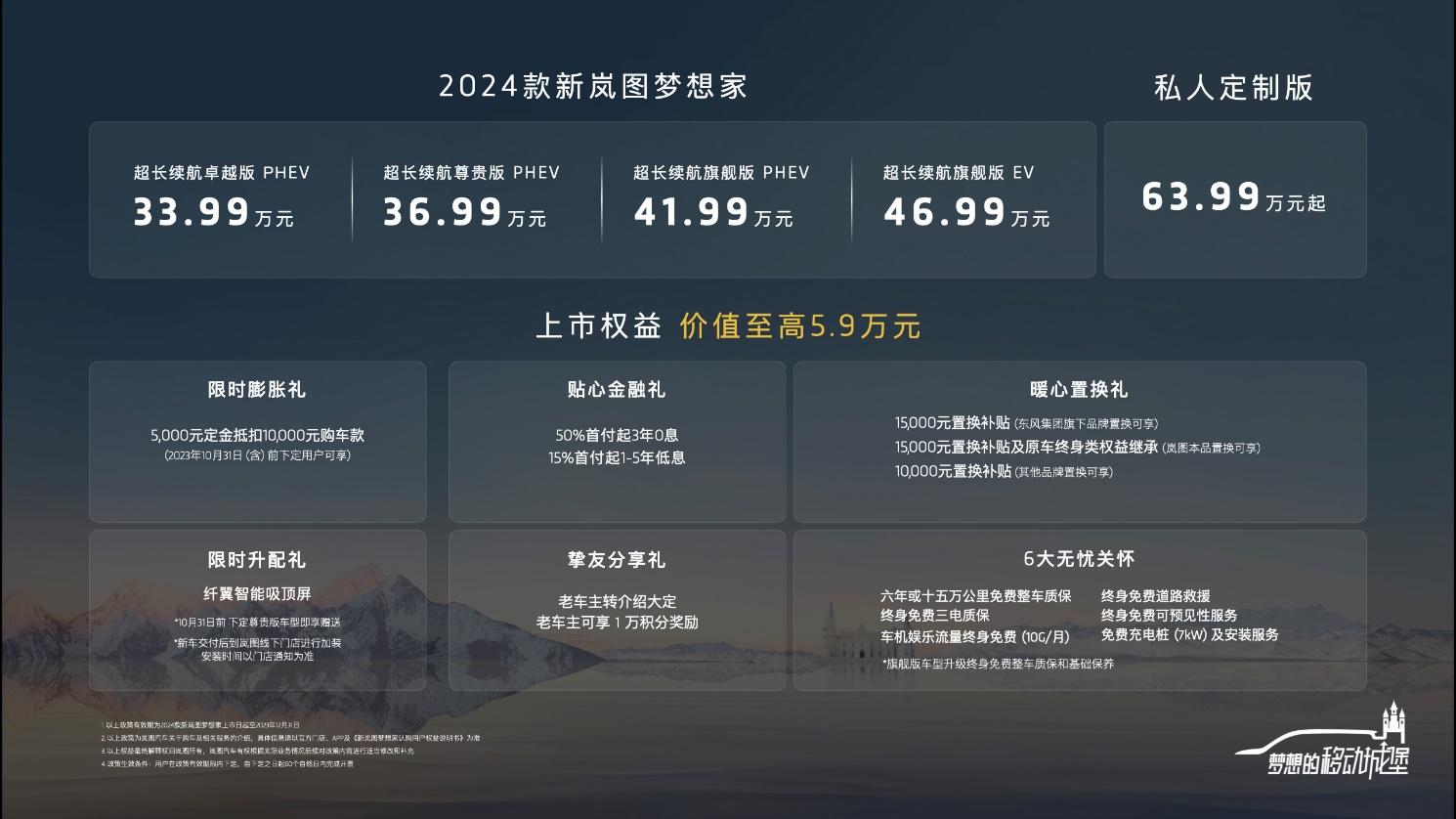 性能、续航升级，新岚图梦想家焕“芯”上市，33.99万起售