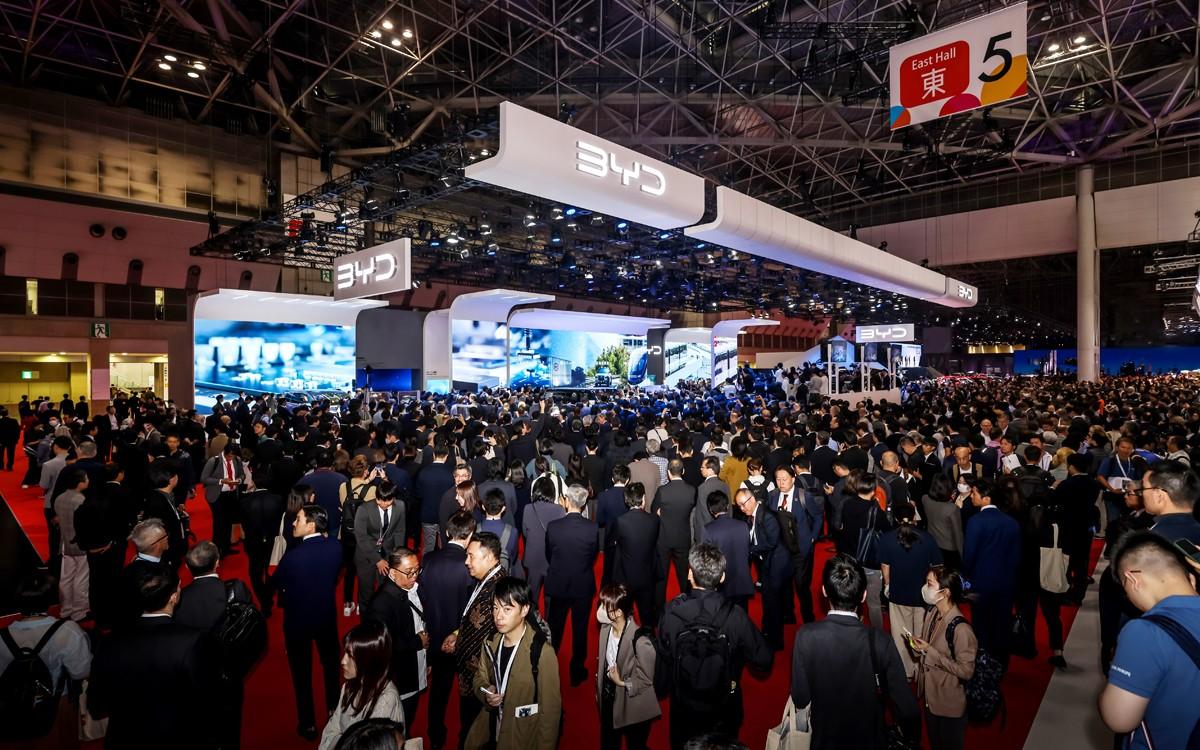 比亚迪携五款车型及核心技术亮相2023东京车展
