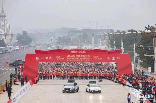 科技现代 北马秀场!北京现代助跑2023年北京马拉松