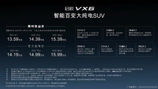 大空间且灵活多变、灯塔OS冰雪聪明，启辰VX6上市，仅14.19万起
