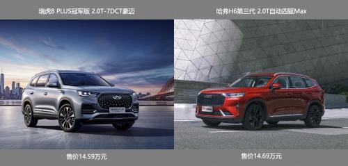 “豪装”品质的硬核较量！与第三代哈弗H6掰手腕，瑞虎8 PLUS冠军版赢麻了
