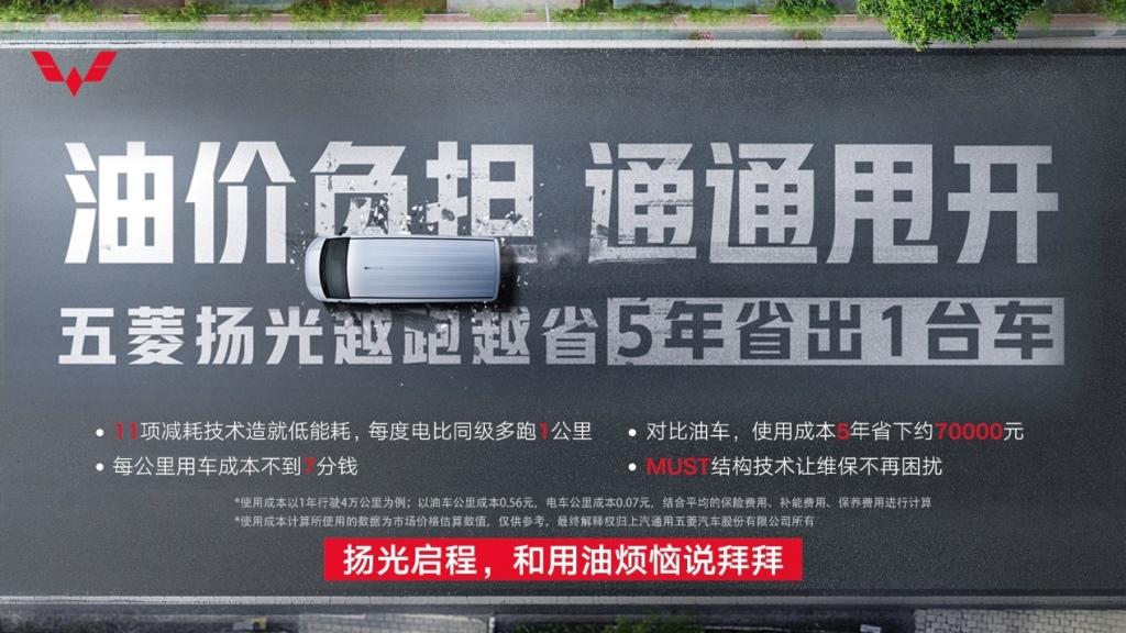 7.18万元起!全新一代超大空间新能源商用车五菱扬光正式上市!