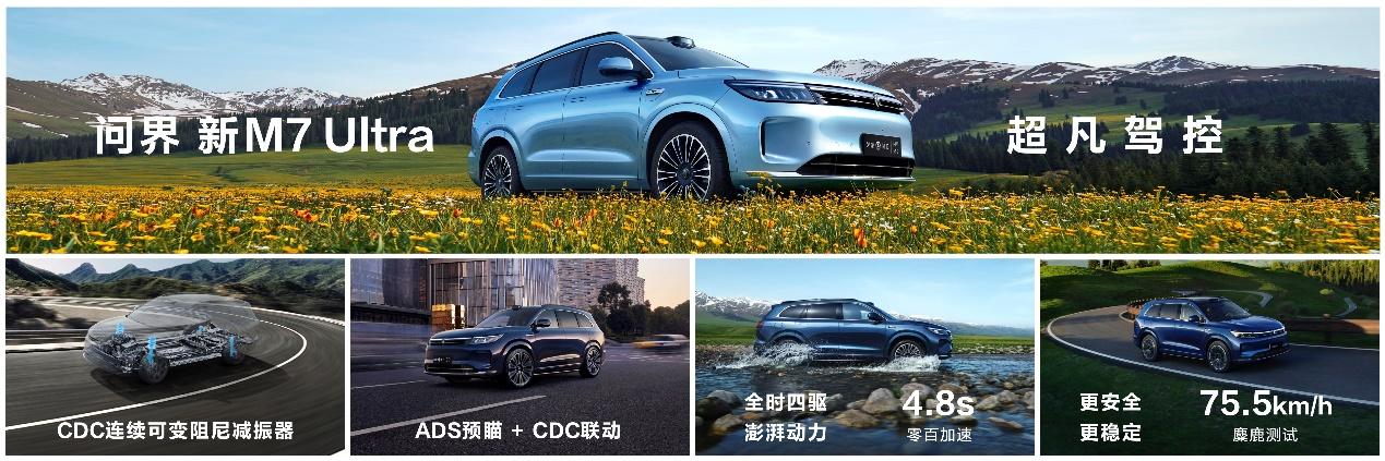 “国民SUV”再升级,问界新M7 Ultra售28.98万起,上市即交付