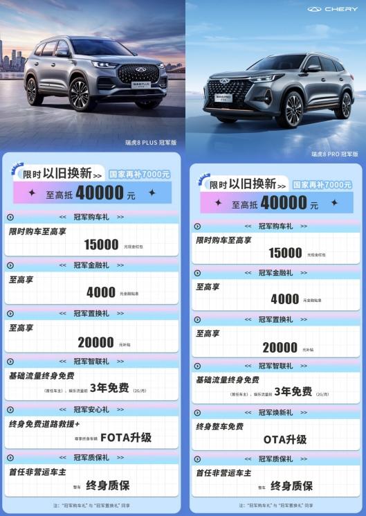 有一种与用户双向奔赴叫瑞虎8冠军家族!618抢购立享15000元红包