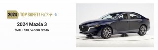 MAZDA3昂克赛拉连续10年荣获IIHS顶级安全评级
