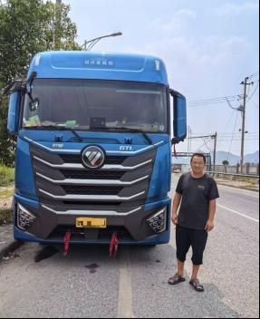 平均百公里油耗29L！欧曼星翼480马力重卡深度契合吴师傅临沂-台州运输专线
