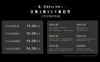 大美智省值！第二代宋Pro DM-i上市 11.28万元起
